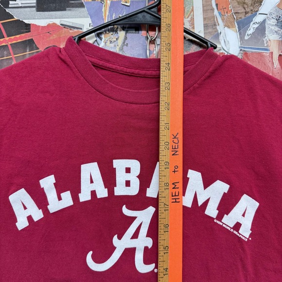 Crimson Alabama Crimson Tide Roll‎ Tide Graphic T Shirt Tee University NCAA - Picture 4 of 5